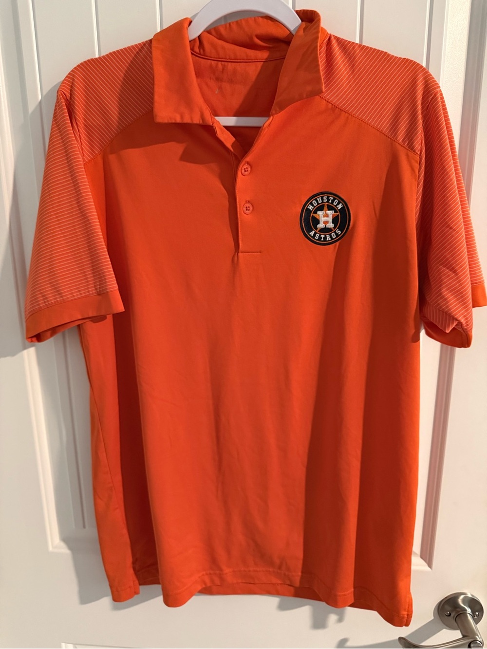 Antigua Houston Astros Orange Performance Polo Shirt Men’s Medium MLB Golf